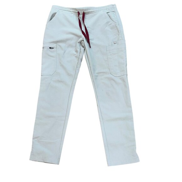 FIGS Yola High Waisted Skinny Scrub Pants Light Grey XS/P Healthcare Medical‎ - Picture 1 of 7